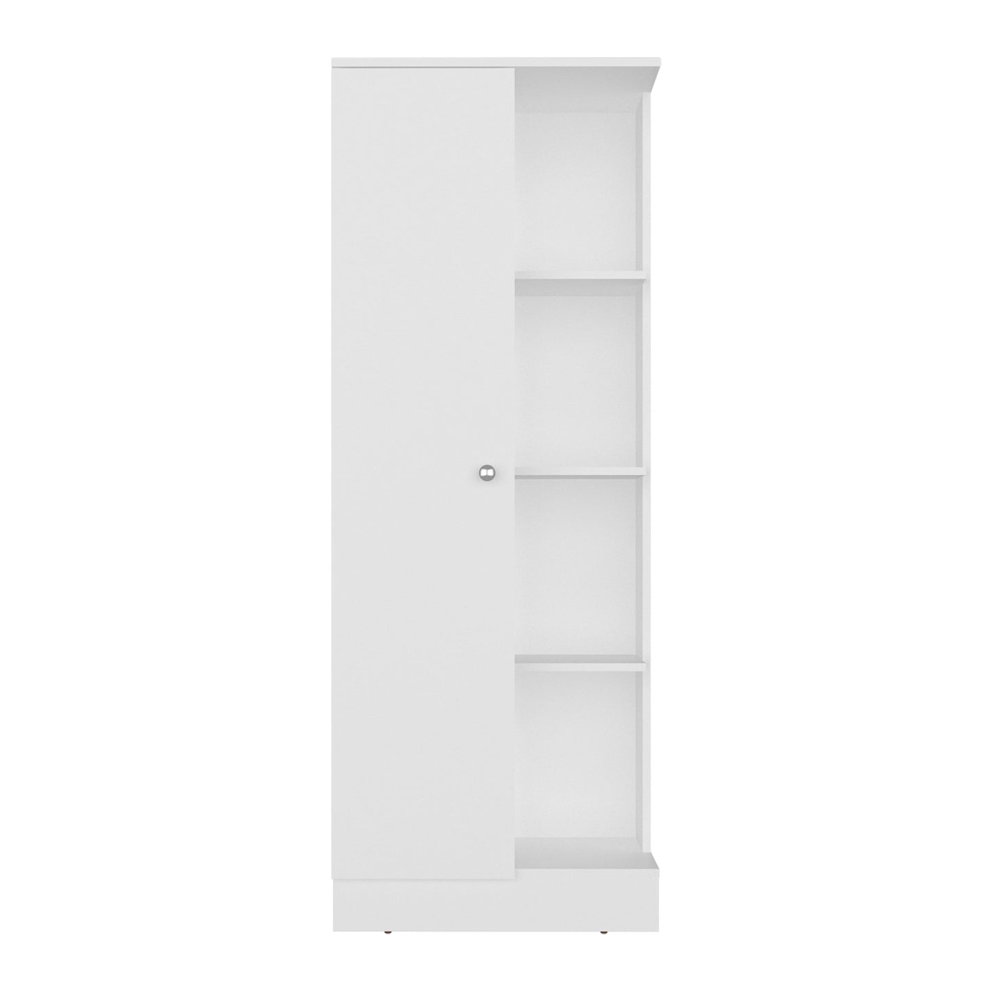 White Kitchen Storage Cabinet - 6 Shelf Server