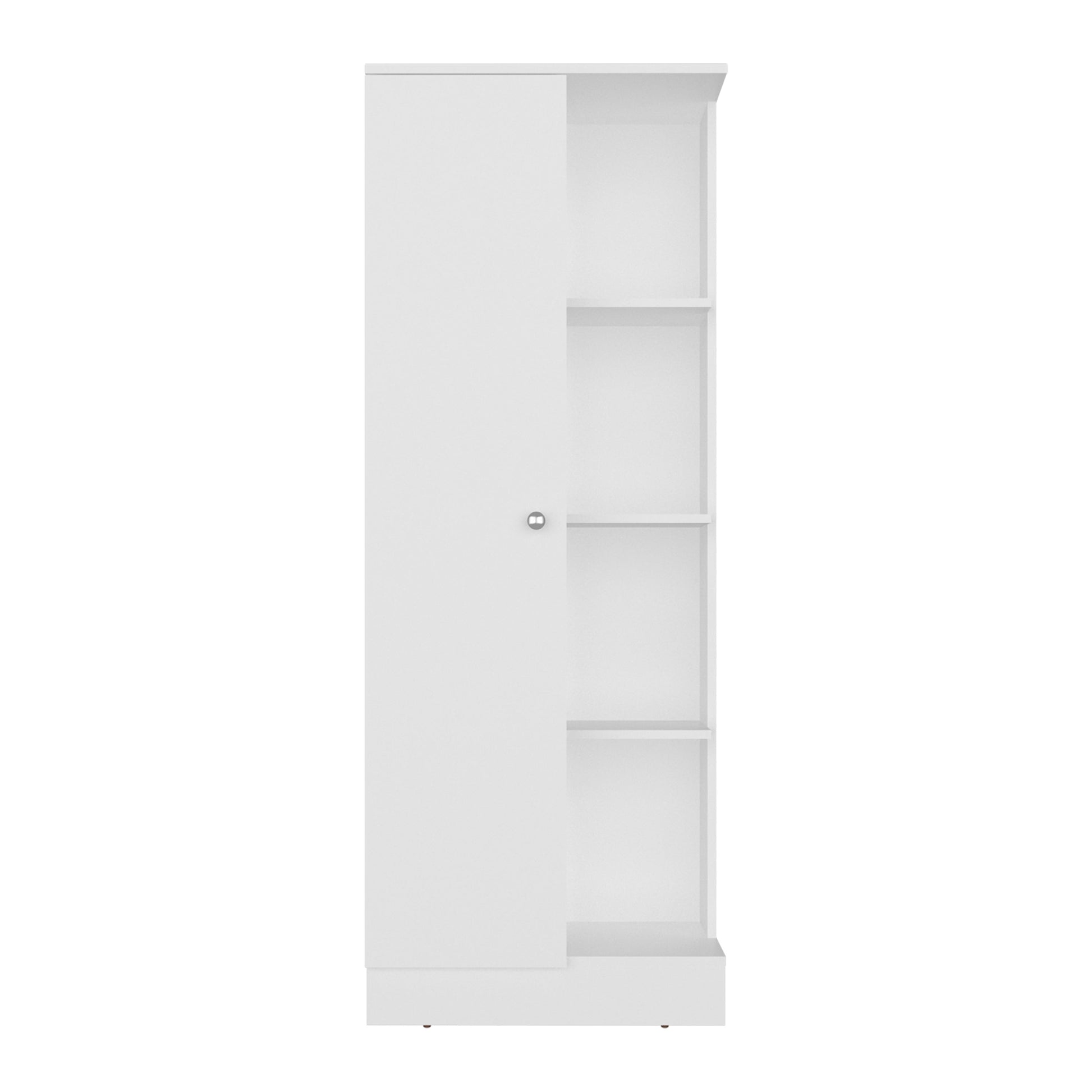 White Kitchen Storage Cabinet - 6 Shelf Server