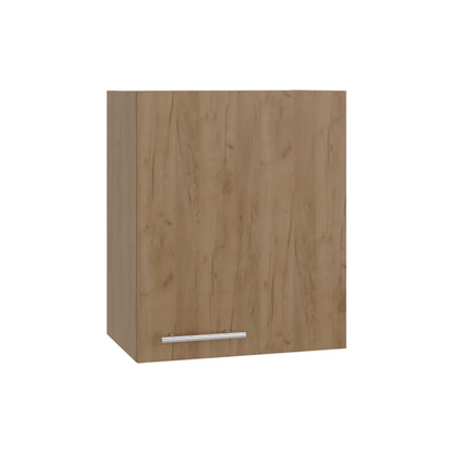 Natural Oak 1-Door Wall Cabinet - Compact Kitchen Server for Dining Room