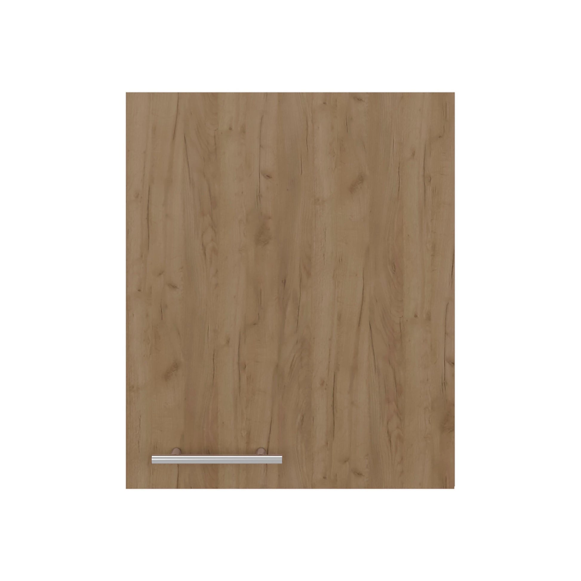 Natural Oak 1-Door Wall Cabinet - Compact Kitchen Server for Dining Room