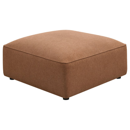 Colleen Terracotta 6-Piece Tight Seat Modular Sectional for Living Room