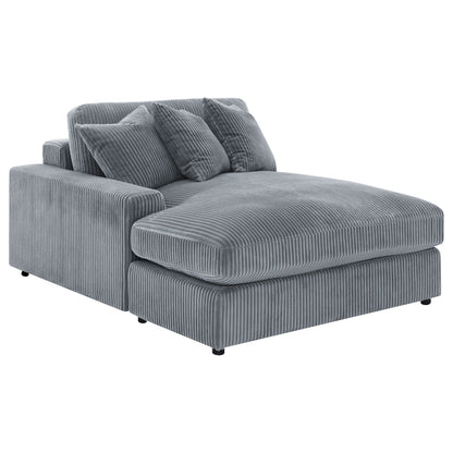 Fog Upholstered L-Shaped Sectional Sofa - 2 Seats