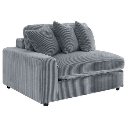Fog Upholstered L-Shaped Sectional Sofa - 2 Seats