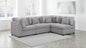 Lafayette Grey 4-piece Upholstered Sectional Sofa