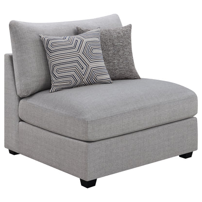 Lafayette Grey 5-Piece Upholstered Sectional Sofa - Modular Comfort