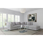 Lafayette Grey 5-piece Upholstered Sectional Sofa