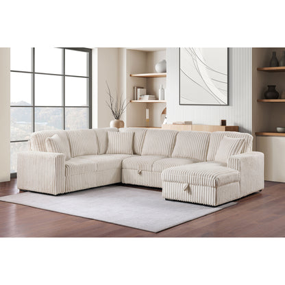 Thurston Camel Storage Sectional Sofa