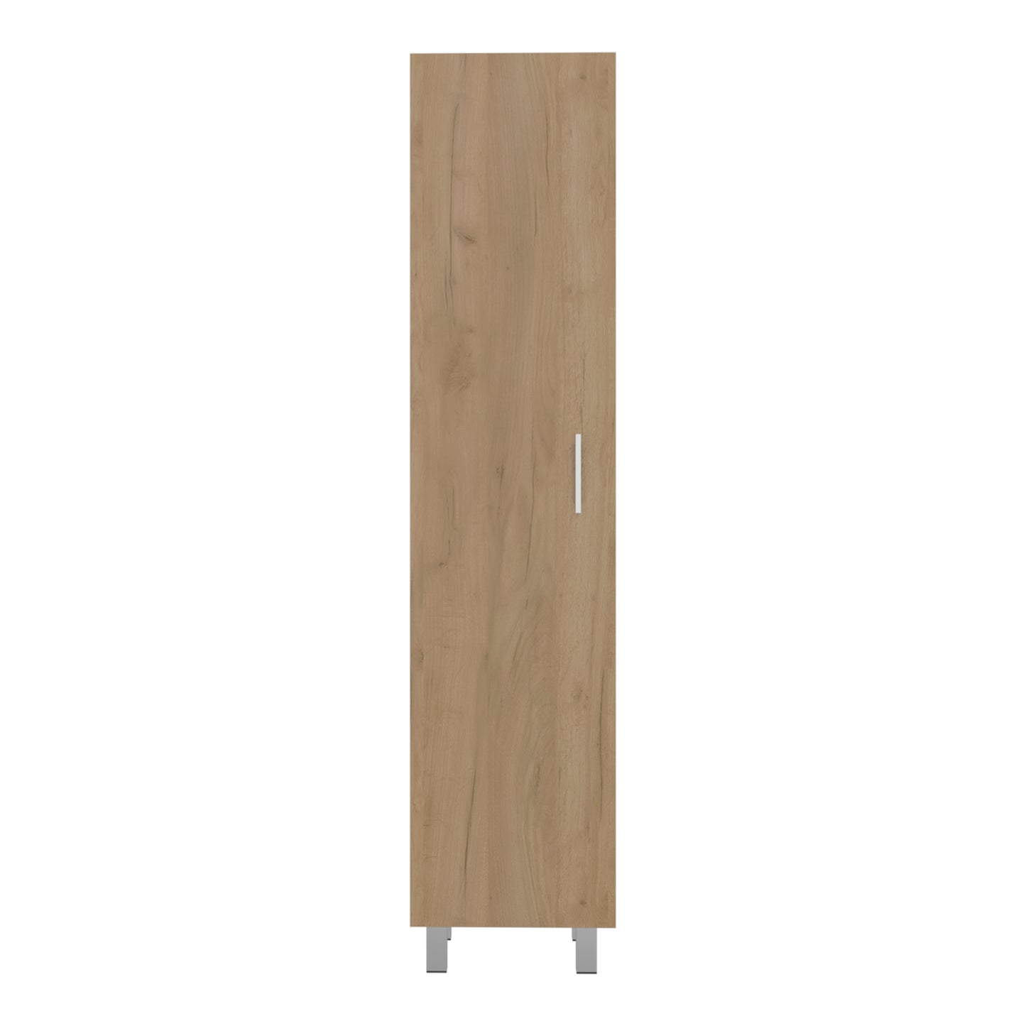 Natural Wood Storage Cabinet - Kitchen Server with Shelves
