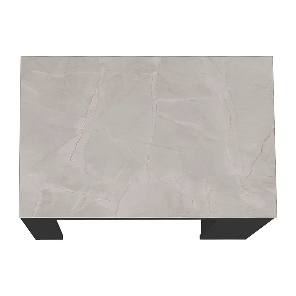 Portree Kitchen Island - Rectangular, Multicolor, 3 Shelves