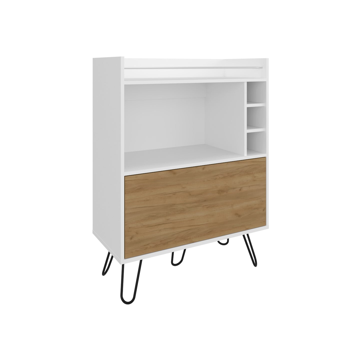 42" Tall Bar Cabinet with Storage - Multi MDF
