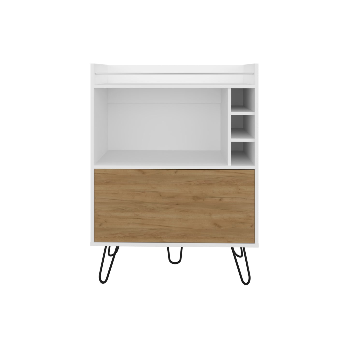 42" Tall Bar Cabinet with Storage - Multi MDF