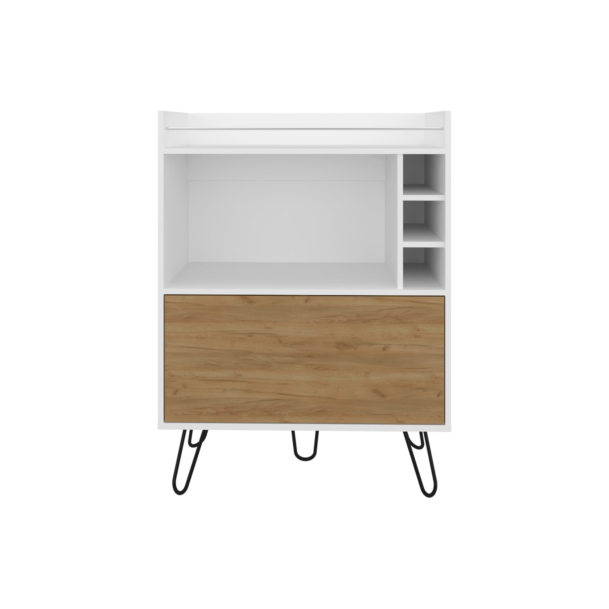 42" Tall Bar Cabinet with Storage - Multi MDF