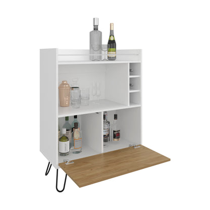 42" Tall Bar Cabinet with Storage - Multi MDF