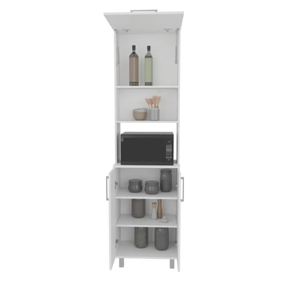 Modern White MDF Dining Room Cabinet with Storage for Kitchen