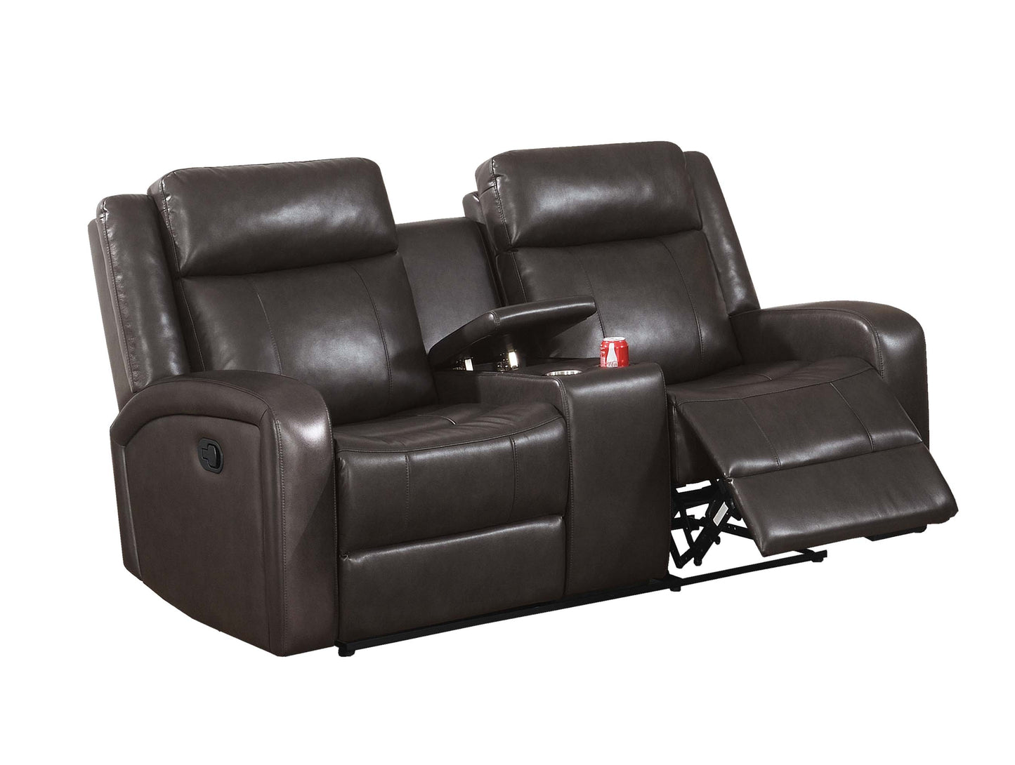 MOTION LOVESEAT in Dark Brown