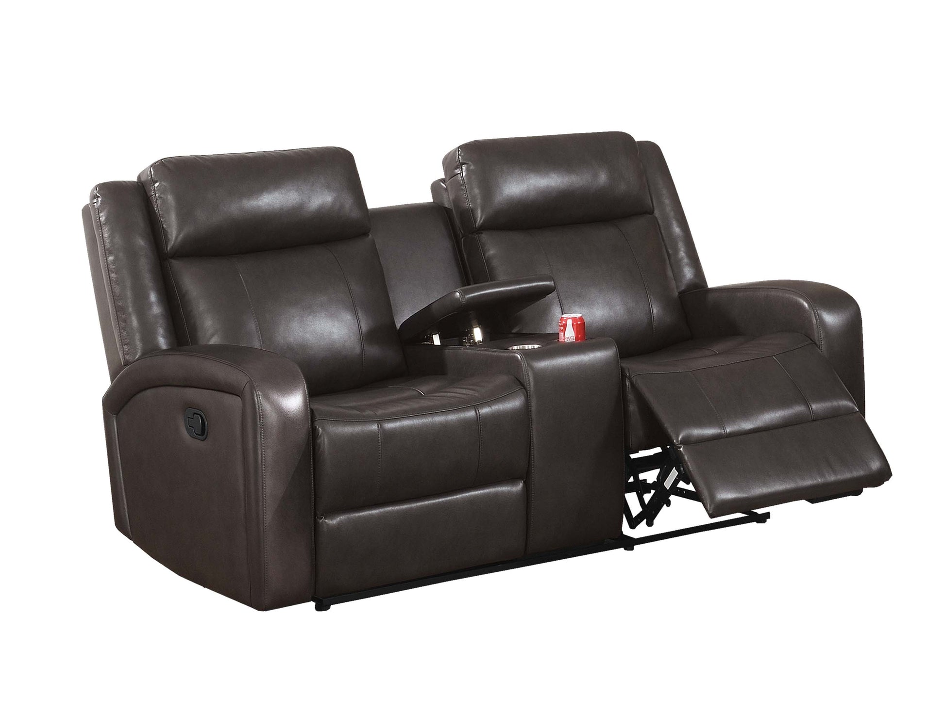 MOTION LOVESEAT in Dark Brown