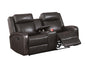 MOTION LOVESEAT in Dark Brown