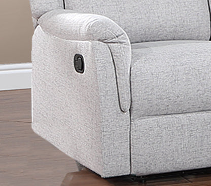 Off White Modern Recliner Loveseat - 37" x 53"