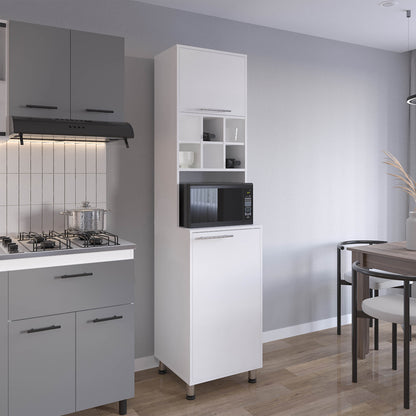 Kitchen Pantry, 2 Doors, 4 Legs, 8 Shelves