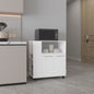Kitchen Cart, 2 Doors, 3 Shelves, 4 Wheels