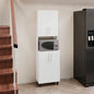 Kitchen Pantry, 4 Doors, 4 Shelves