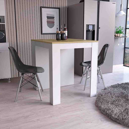 Multicolor Kitchen Island Table with Shelves