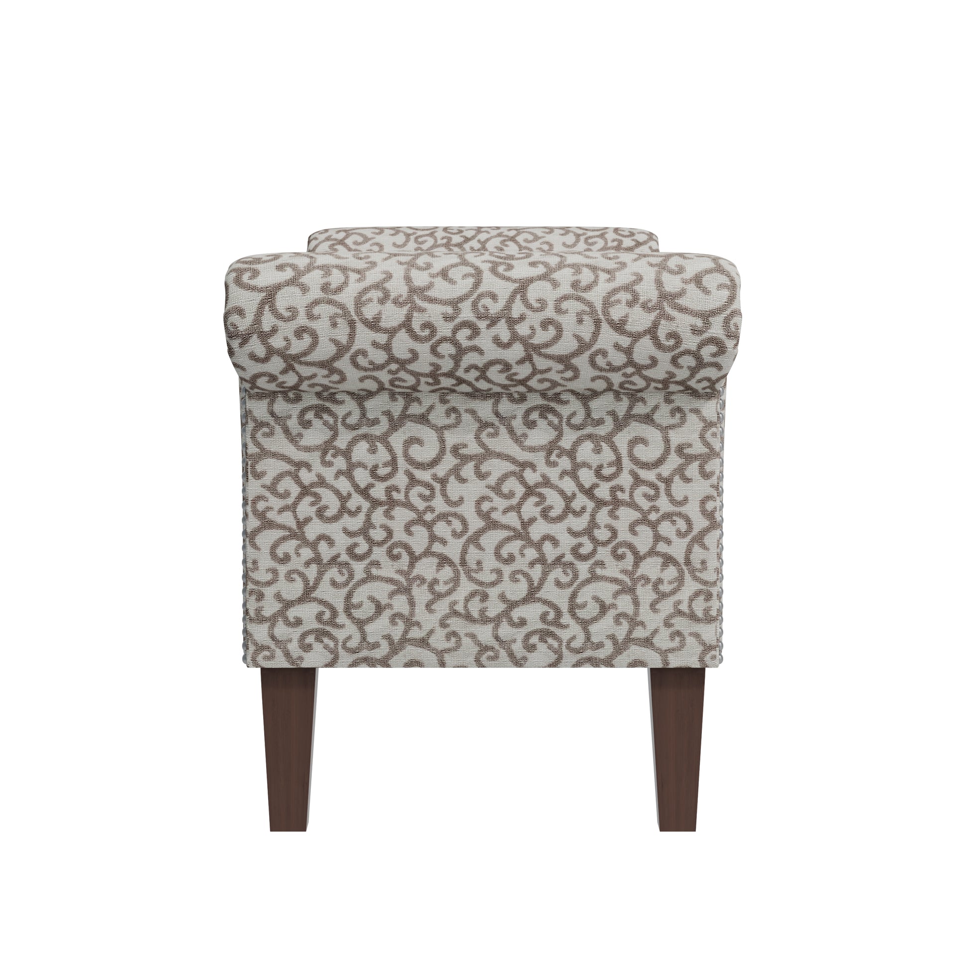 Multi-Colored Polyester Storage Ottoman with Flip Top for Living Room