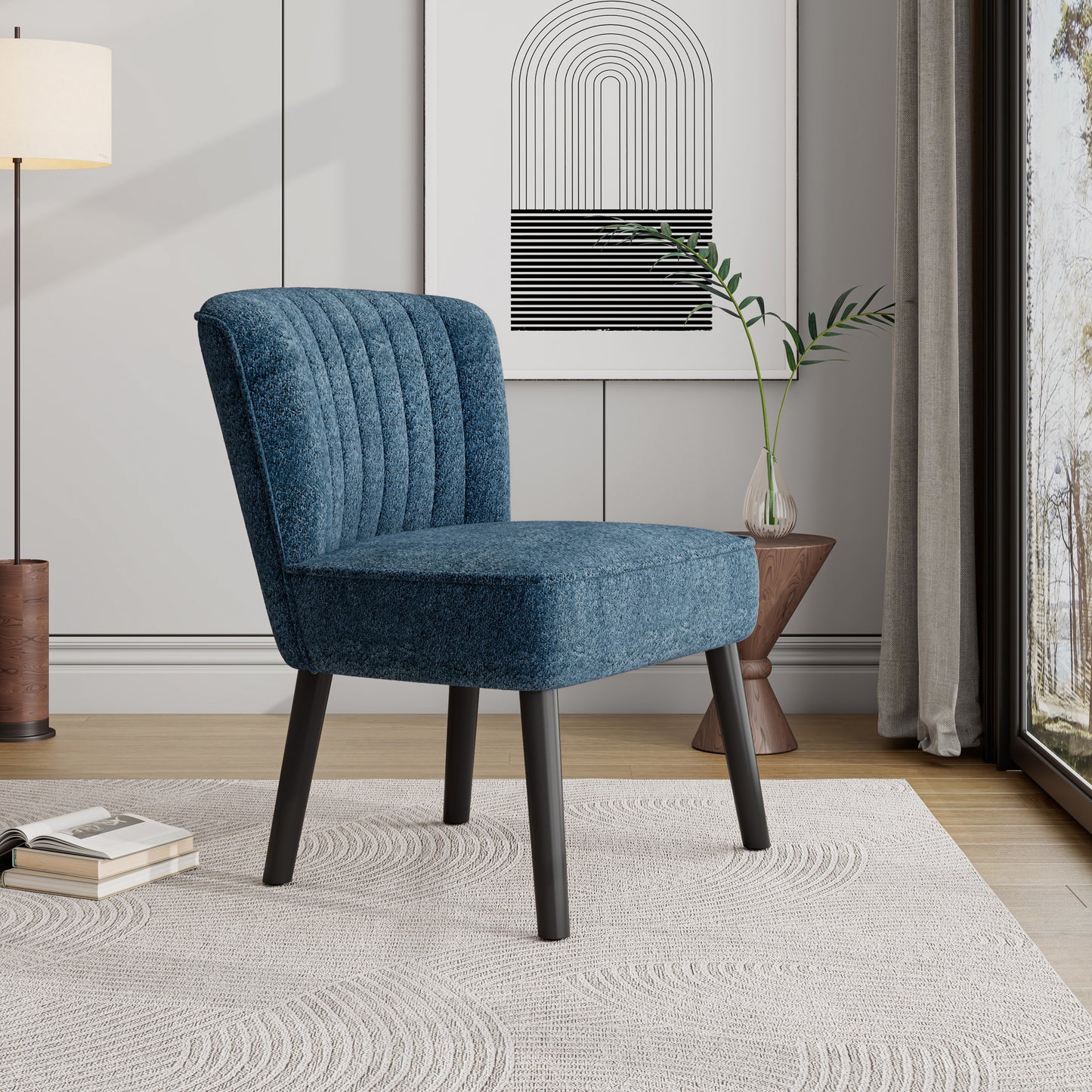 Shellback Chair In Navy Blue