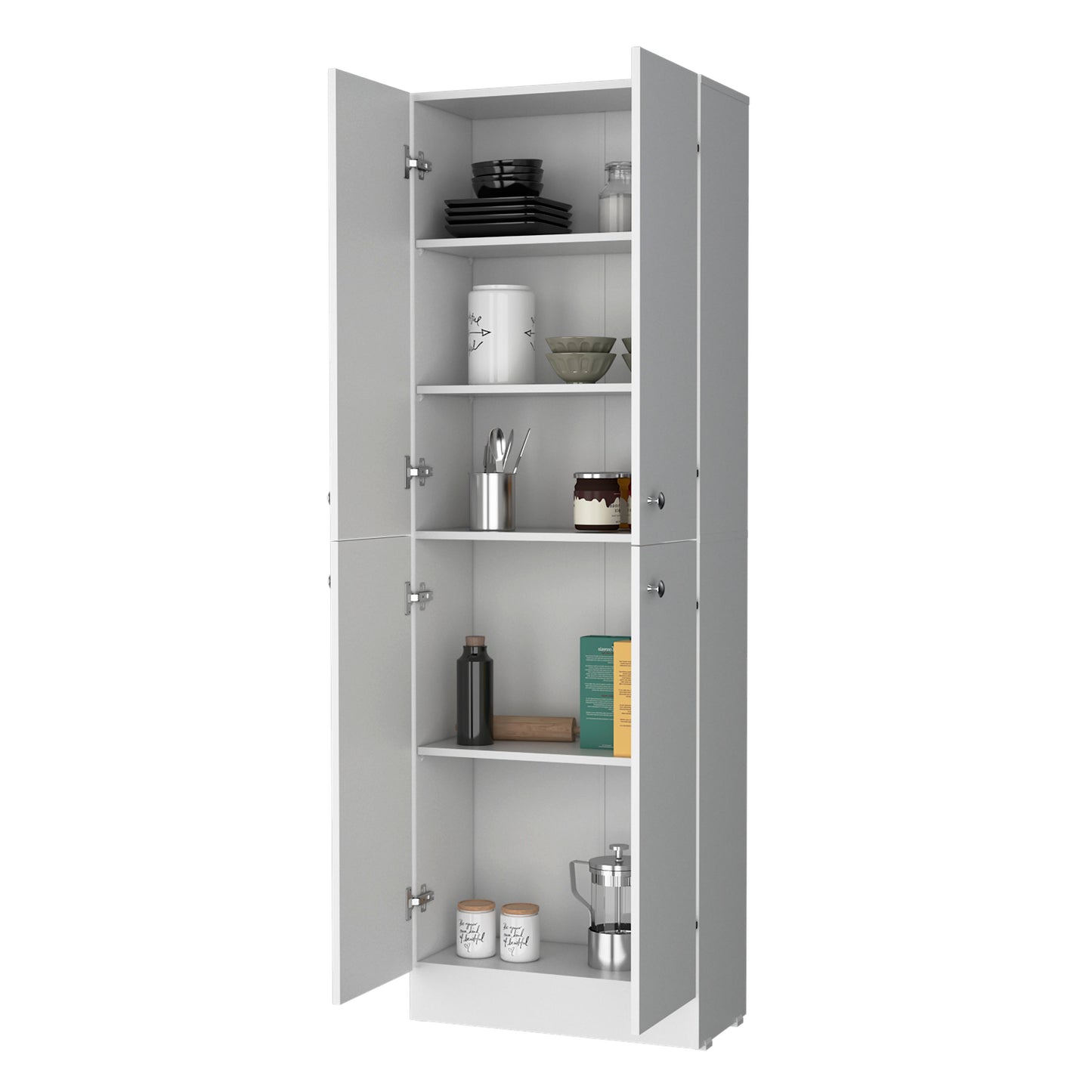 White Kitchen Island with Storage - 11.8 x 23.6 for Dining Room