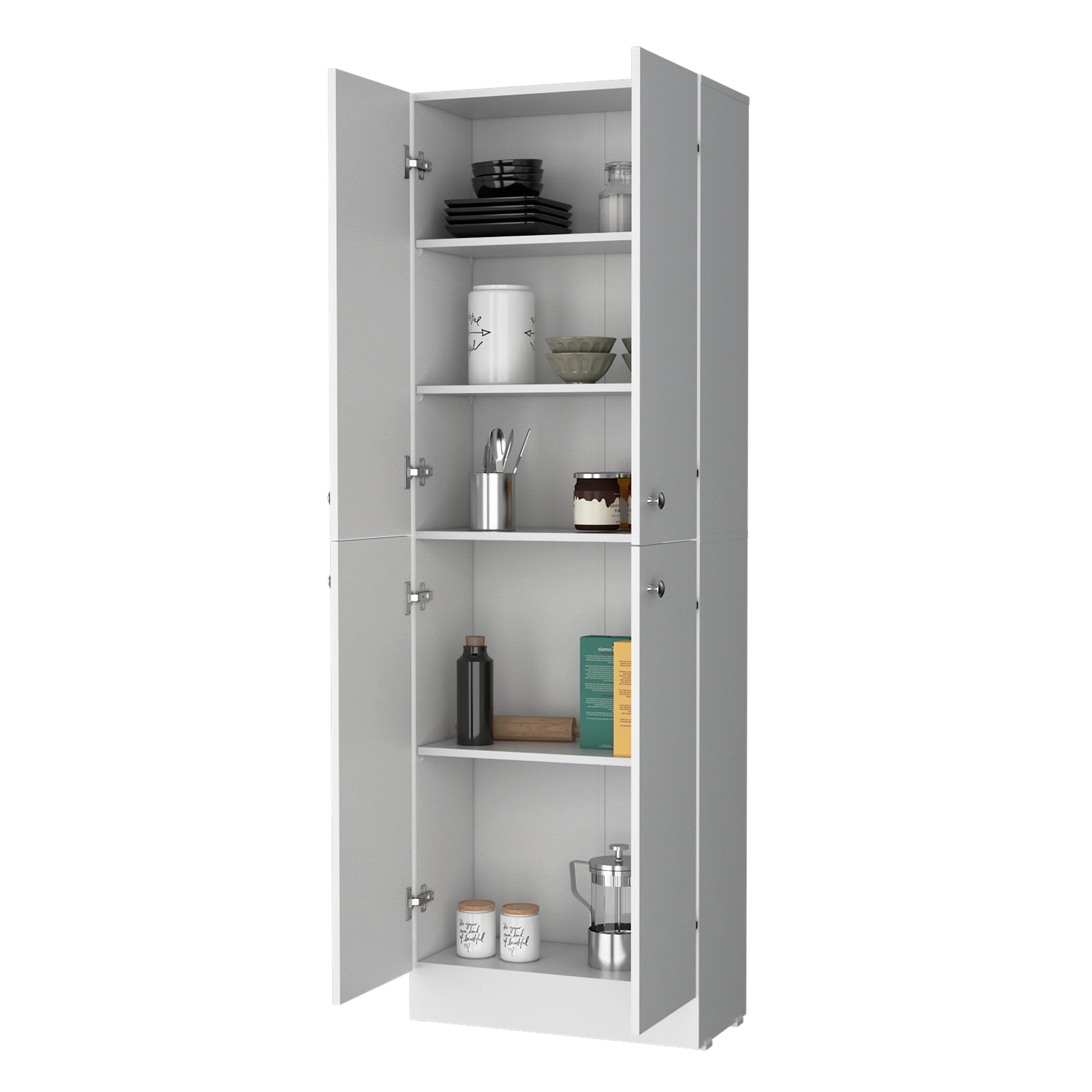 White Kitchen Island with Storage - 11.8 x 23.6 for Dining Room