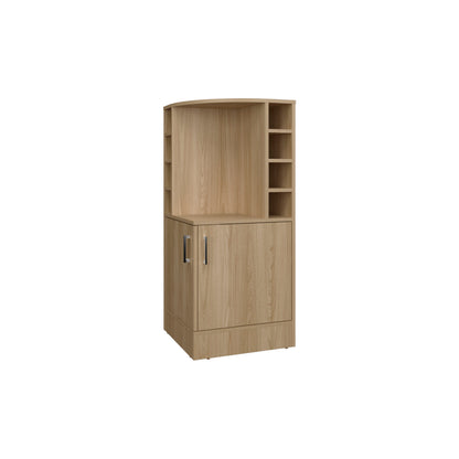 Rectangular Kitchen Island - Natural Wood Bar Cabinet