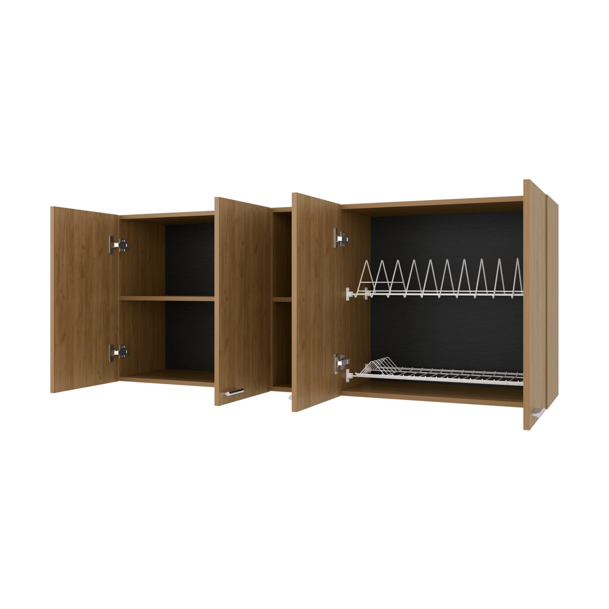 Light Oak Kitchen Wall Cabinet - 23.6" Wide for Dining Room