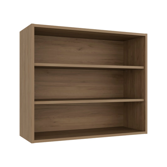 Chinle Wall Cabinet in Melamine with Open Storage