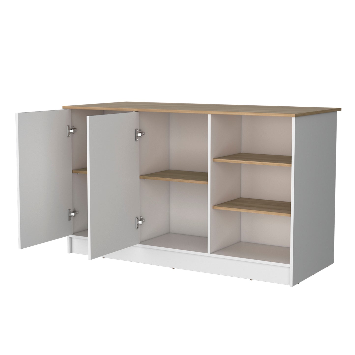 Multicolor Kitchen Island - Rectangular Pine Island