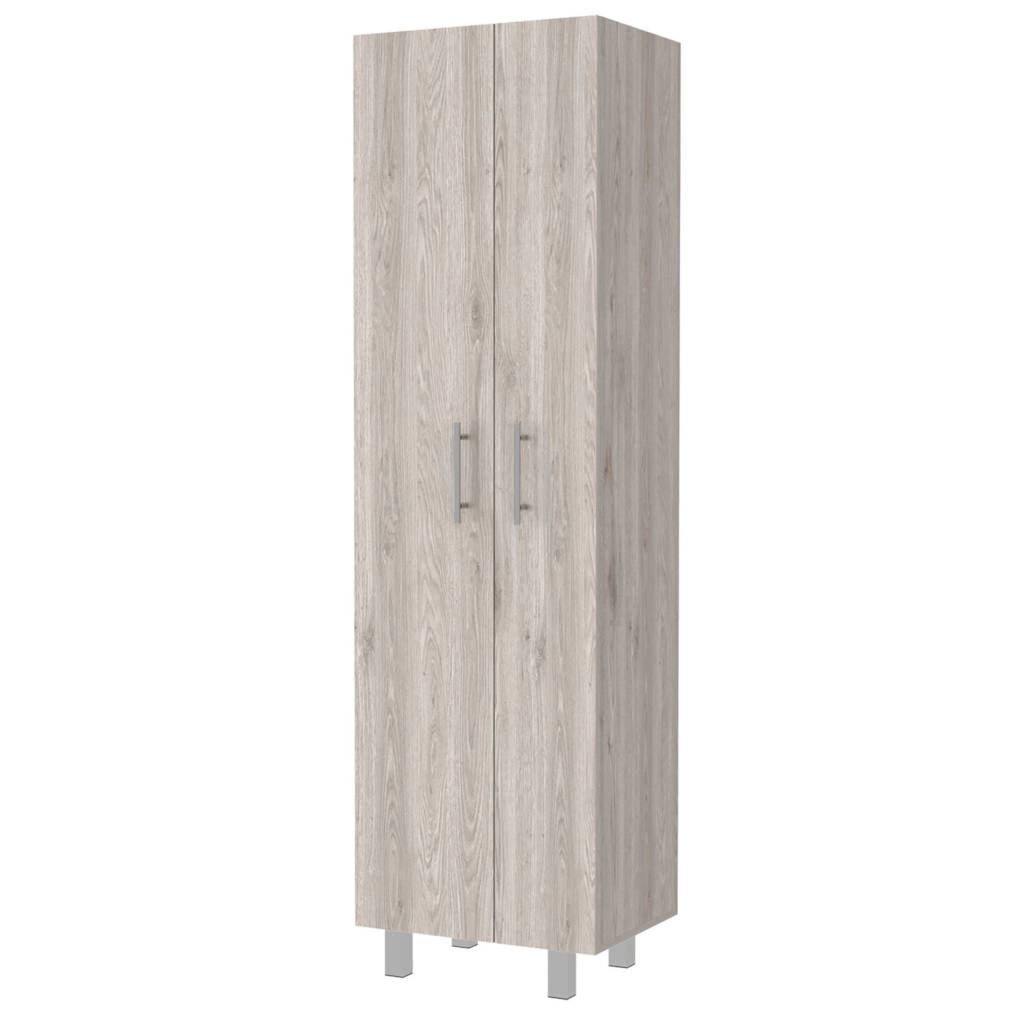 Norway Broom Closet Pantry - 5 Shelf Storage Cabinet, Multicolor