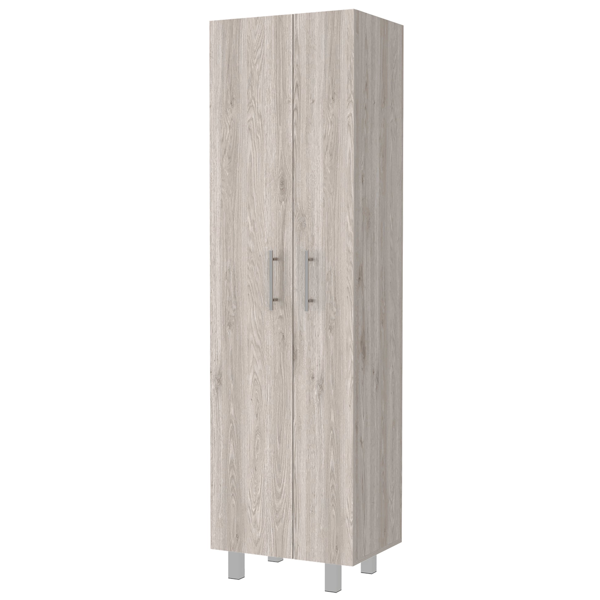Norway Broom Closet Pantry - 5 Shelf Storage Cabinet, Multicolor