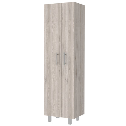 Norway Broom Closet Pantry - 5 Shelf Storage Cabinet, Multicolor