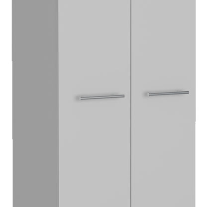 White 78" Storage Cabinet - 5 Shelves