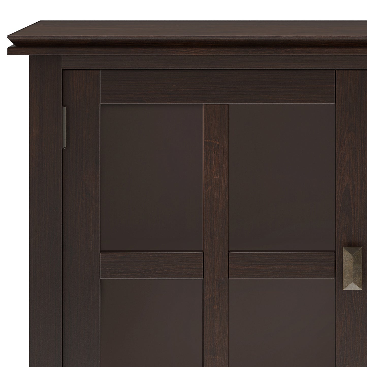 Dark Brown Wood Sideboard Buffet - 60" Wide