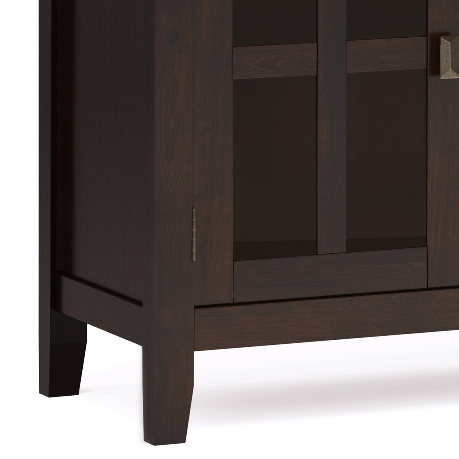 Dark Brown Wood Buffet Server - 60" Wide