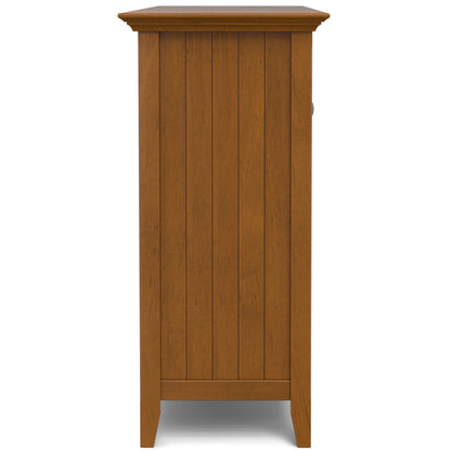 Light Brown Solid Wood Sideboard for Dining Room Storage and Wine Rack