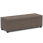 Avalon - Extra Large Storage Ottoman Bench - Fawn Brown