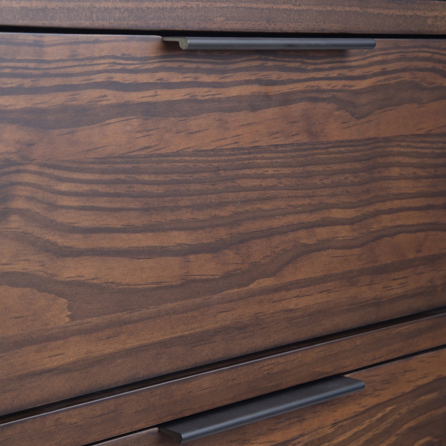 Dark Brown Wood Sideboard Buffet - 54" Wide