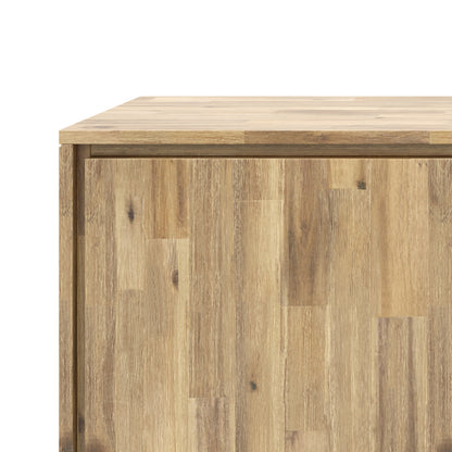 Light Brown Acacia Wood Sideboard Buffet - 60" Wide for Dining Room