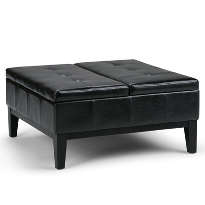 Dover Square Coffee Table Storage Ottoman