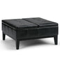 Dover Square Coffee Table Storage Ottoman