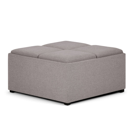 Avalon Square Coffee Table Storage Ottoman