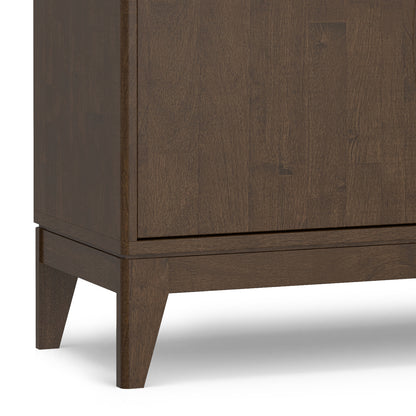 Walnut Brown 60" Sideboard Buffet with 3 Doors for Dining Room
