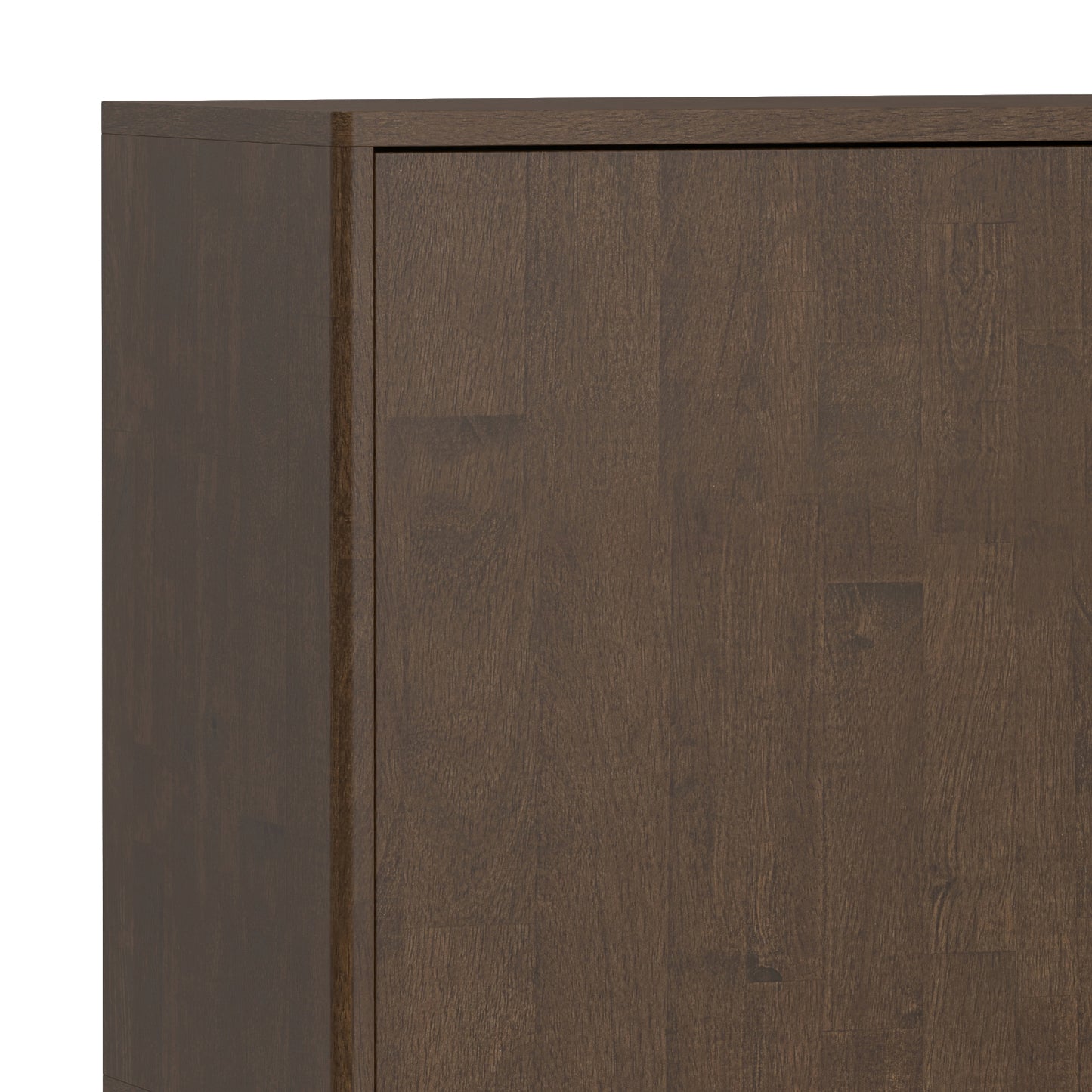 Walnut Brown 60" Sideboard Buffet with 3 Doors for Dining Room