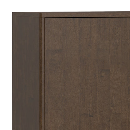 Walnut Brown 60" Sideboard Buffet with 3 Doors for Dining Room